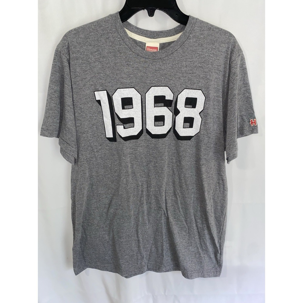 Homage 1968 Gray T Shirt Large